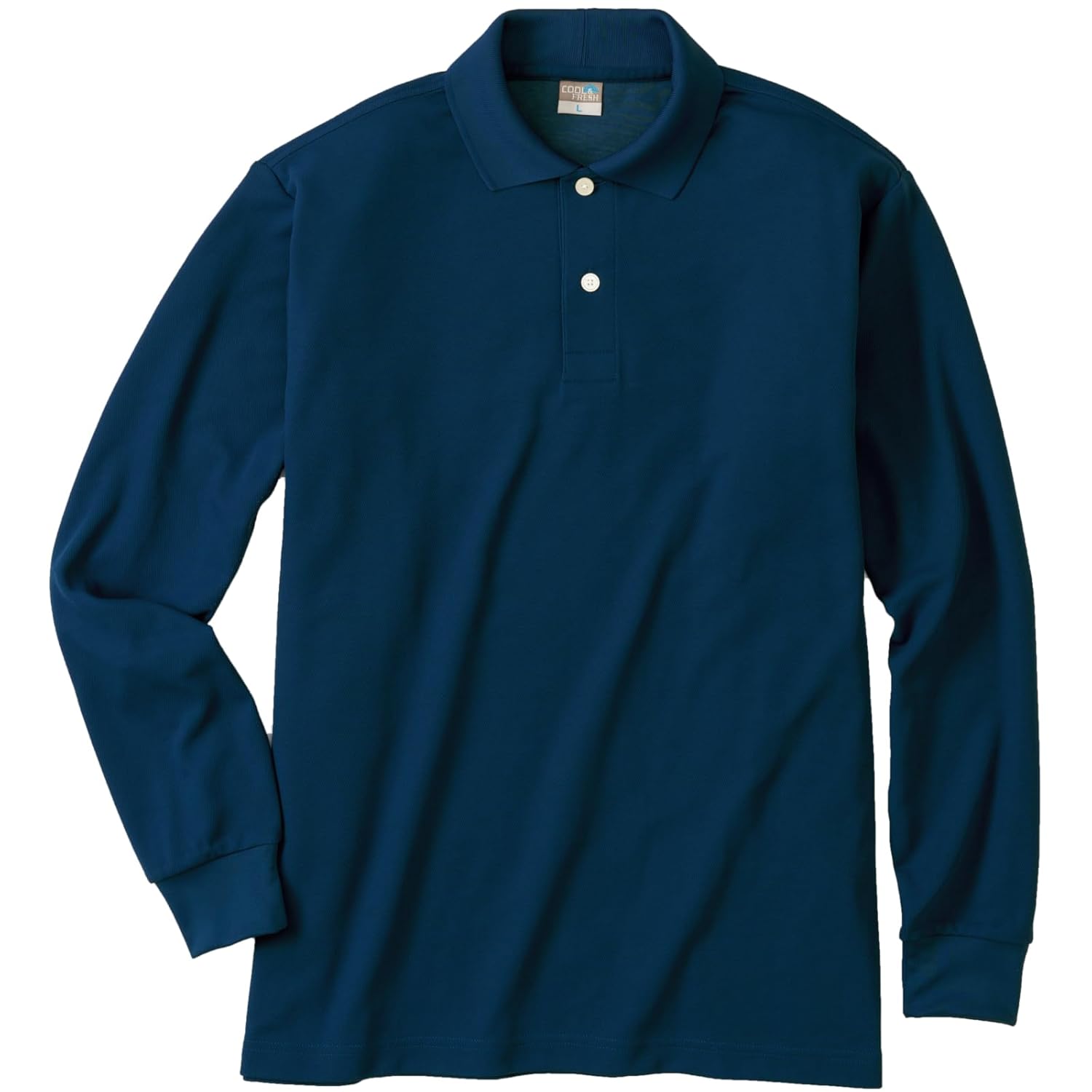 

Минималистичная футболка-поло с длинным рукавом 9011 DRY, без карманов, темно-синяя, размер L 9011-01-L 01. Темно-синяя Kokuraya