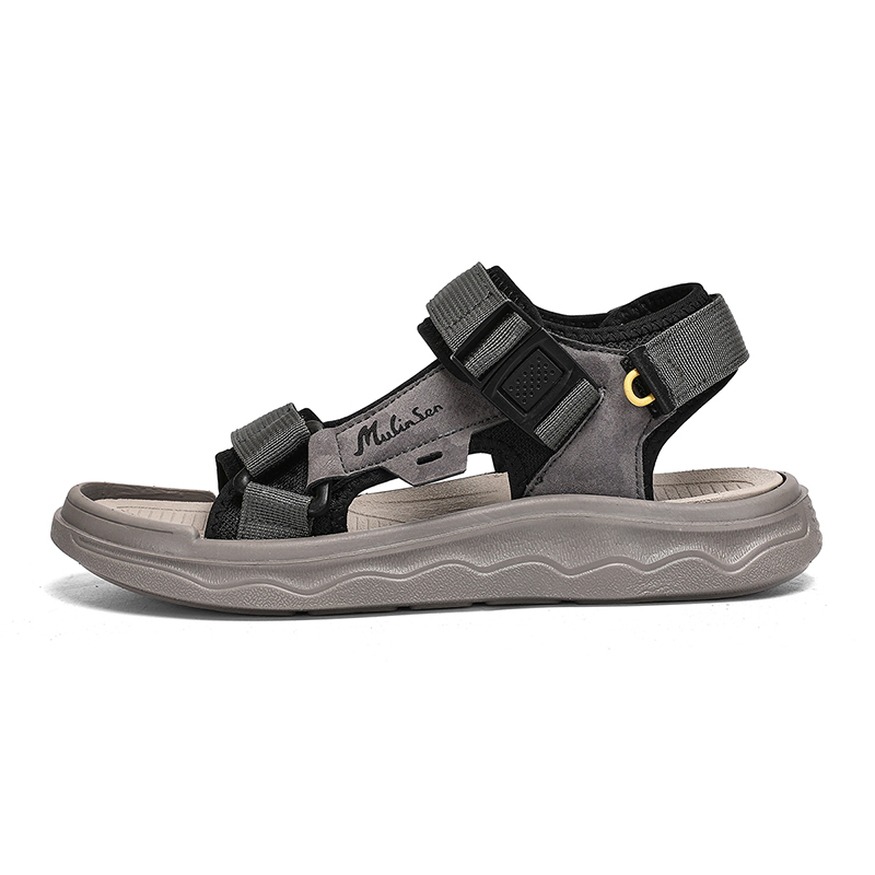 

Mulinsen Мужские пляжные сандалии Black/Gray - Gray, цвет Gray