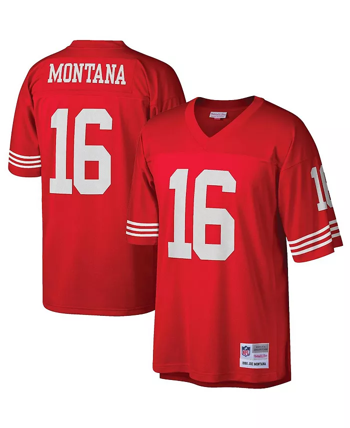 

Мужская реплика джерси Joe Montana в красном цвете San Francisco 49ers Legacy Mitchell & Ness