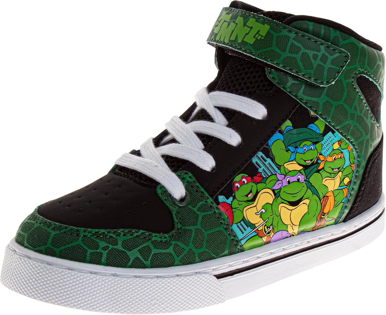 

Кроссовки на высоком ходу Josmo Teenage Mutant Ninja Turtles Spiderman для мальчиков, легкие, дышащие, спортивные, размеры 12-13 для маленьких детей 1-4 для больших детей, черный/зеленый