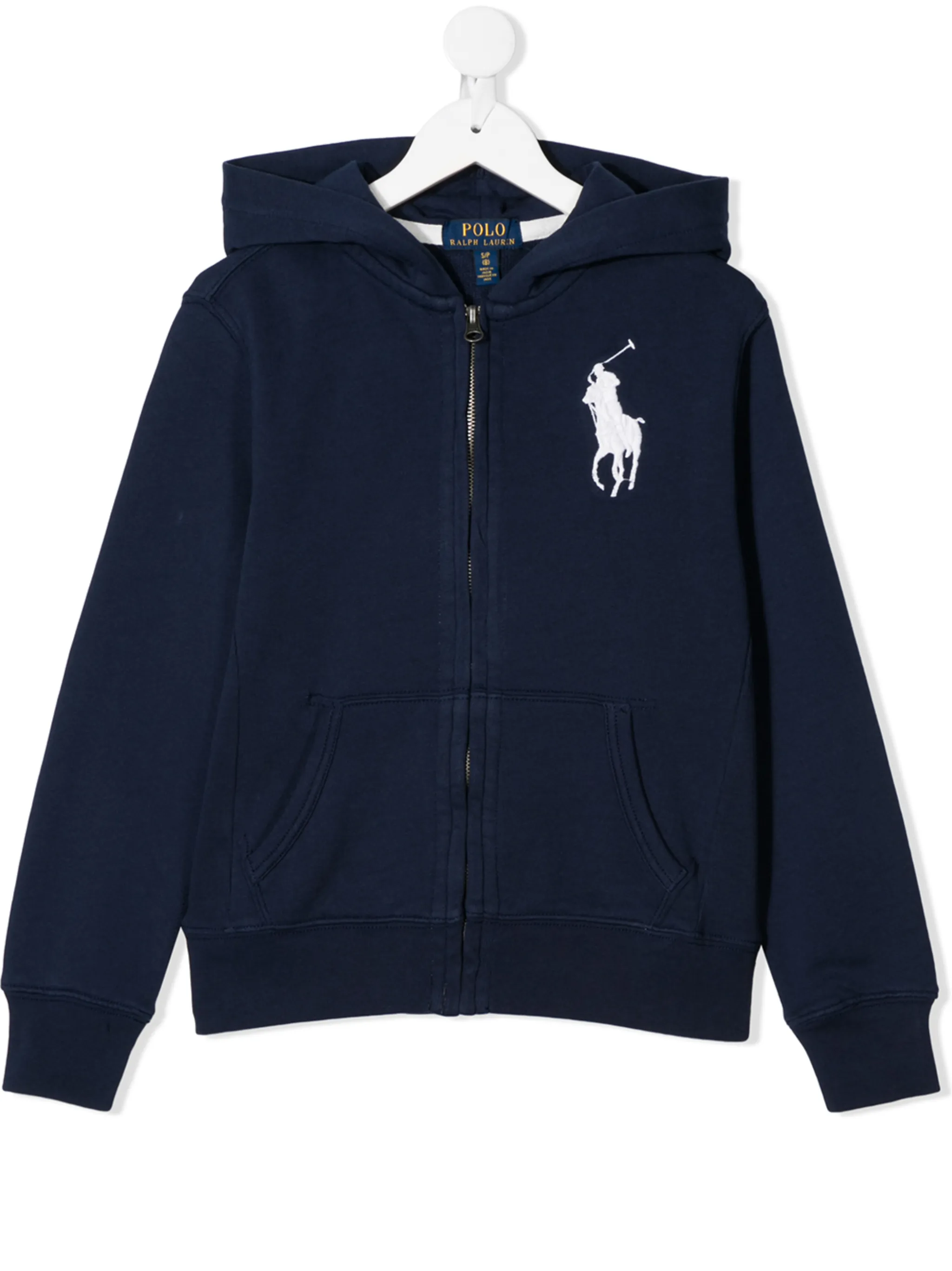 

Худи Big Pony с логотипом Polo Ralph Lauren Kids, синий