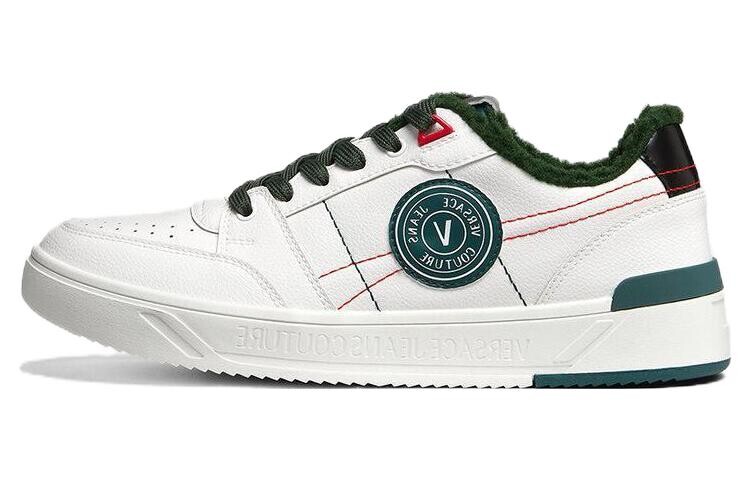 

Кроссовки VERSACE JEANS Skateboarding Shoes Men Low-top White, белый