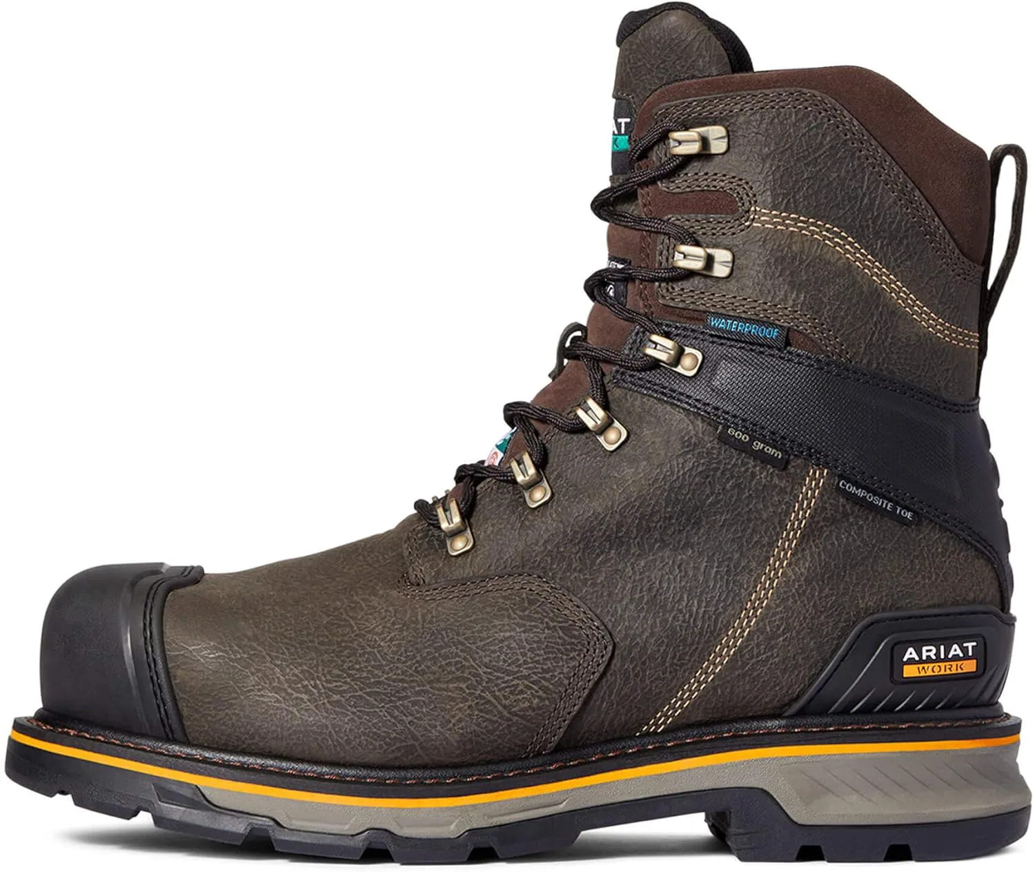 Мужские рабочие ботинки Ariat Stump Jumper 8" Csa Glacier Grip водонепроницаемые с композитным носком 600г — фото 4
