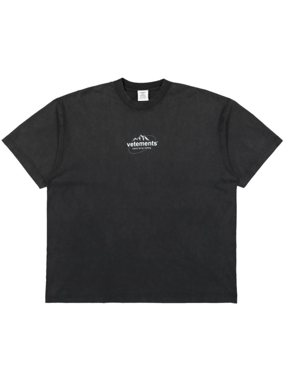 

VETEMENTS футболка Spring Water Logo, черный