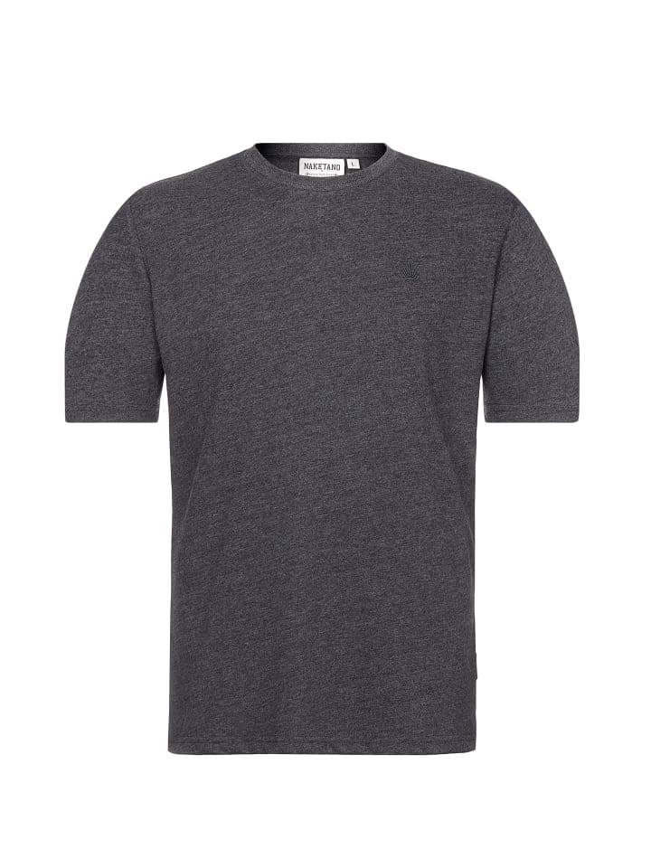 

Naketano Футболка Адонис Фишер, антрацитово-меланжевая, Черный, Naketano Футболка Адонис Фишер, антрацитово-меланжевая