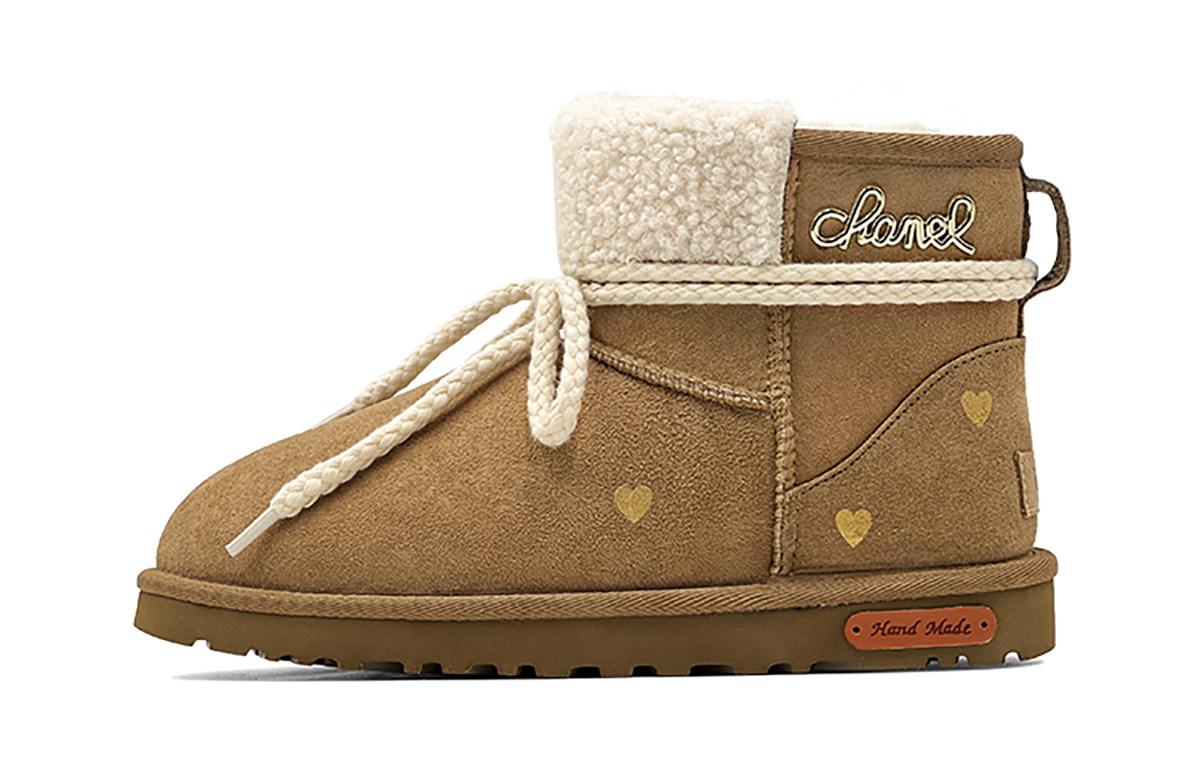 

Ботинки UGG CLASSIC MINI Snow Boots Women's Beige