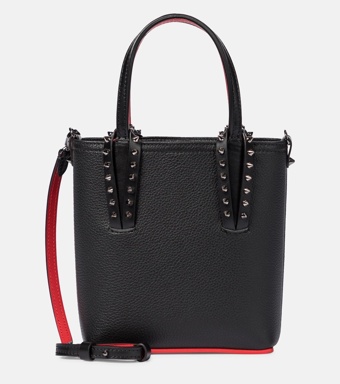 

Сумка-тоут Cabata Mini из кожи Christian Louboutin, черный