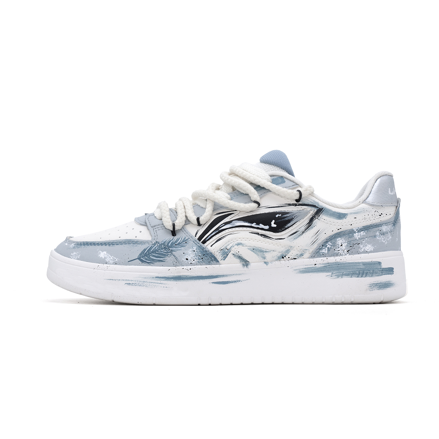 

Li-Ning Sycee Ink And Quill Pool Low top Unisex скейтборд обувь Ice White Blue