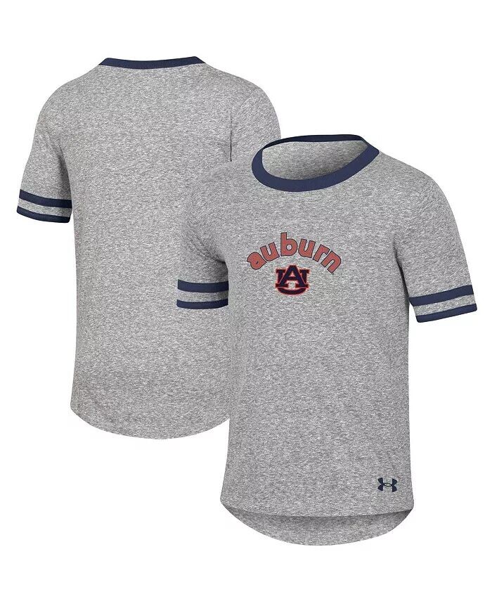 

Футболка Big Girls Heathered Gray Auburn Tigers Siro Slub Novelty Under Armour