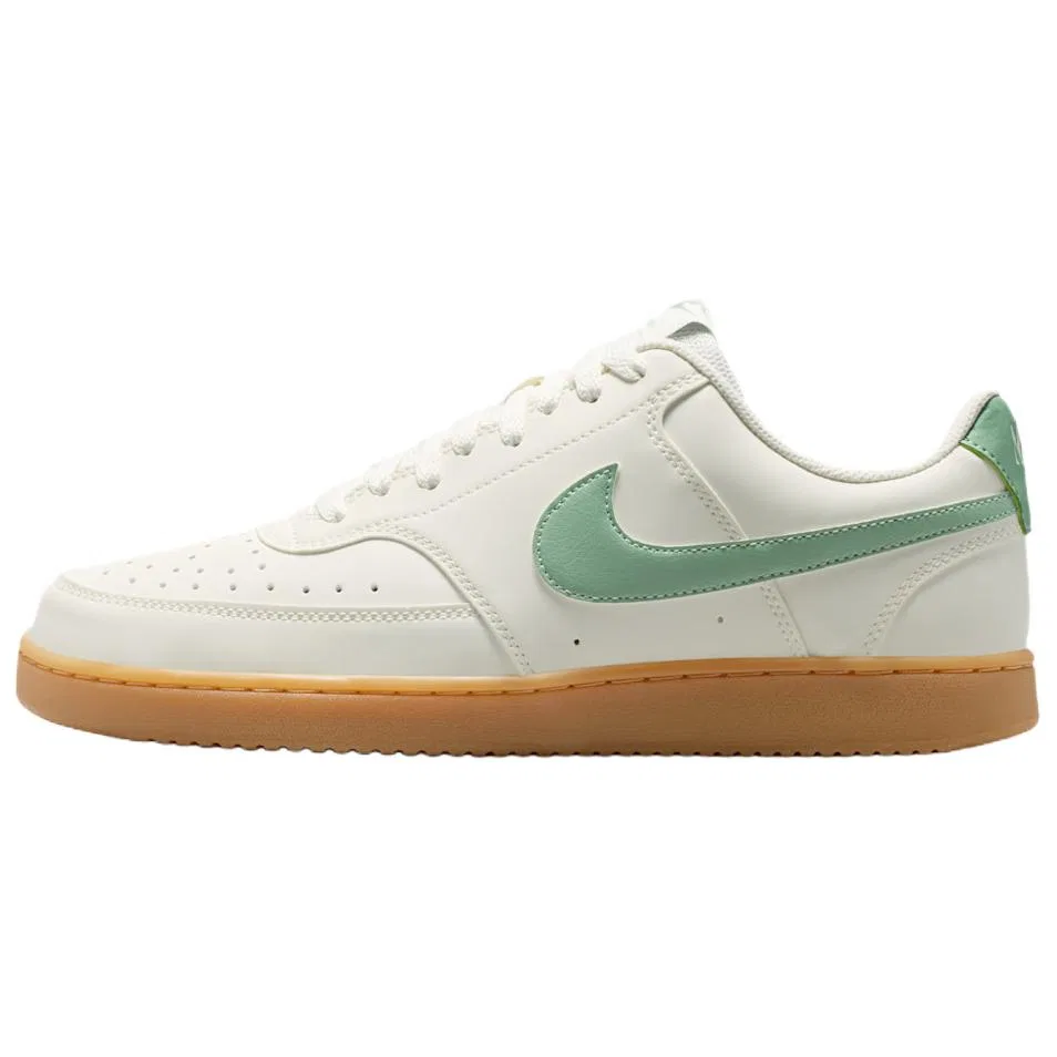 Кроссовки кожаные Nike White/Green