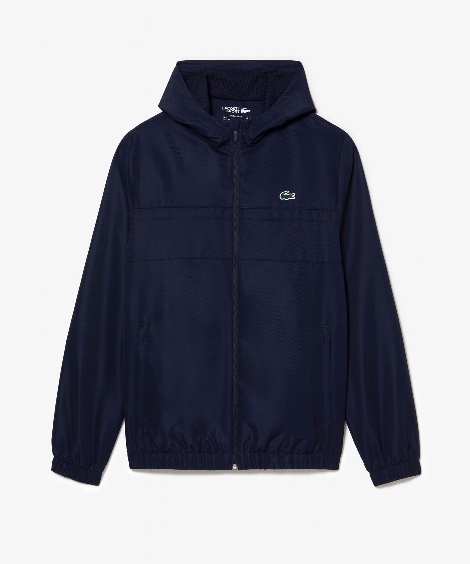 Спортивная куртка Lacoste водоотталкивающая, мужская, черный — фото 4