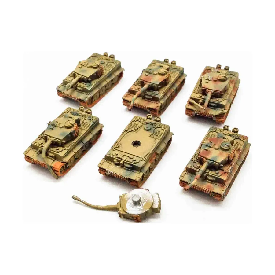 

Тигр I - Ранний # 10, WWII Micro Armour - Germany - Loose Miniatures (1:285)