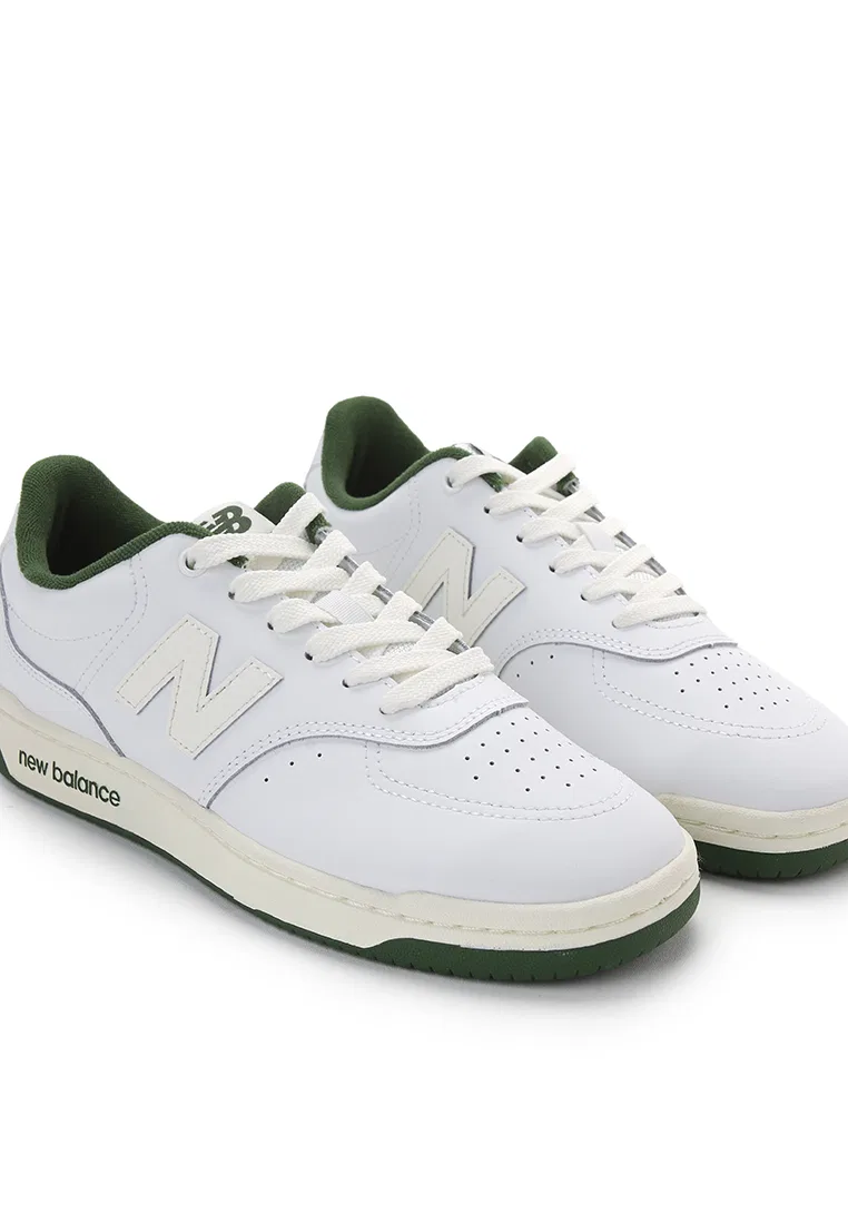 Кроссовки мужские спортивные, модель Bb80 New Balance, белый — фото 2