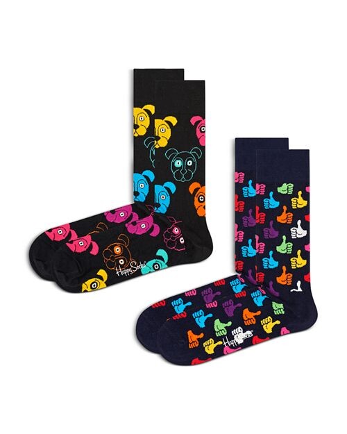 

Классические носки Dog Crew, упаковка из 2 шт. Happy Socks, цвет Blue