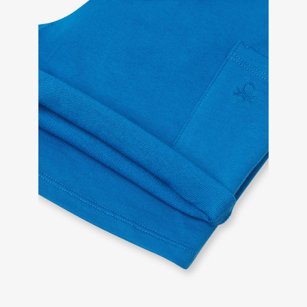 Шорты Benetton с логотипом, синий — фото 2