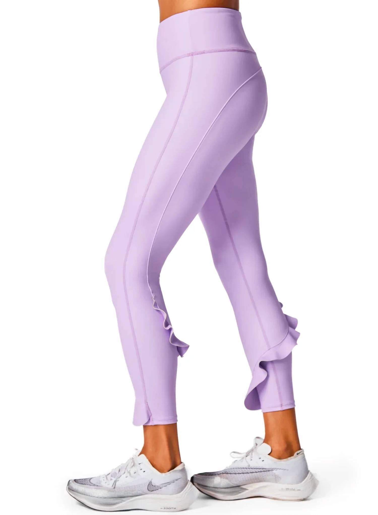 

Лавандовые леггинсы с рюшами URBAN SAVAGE