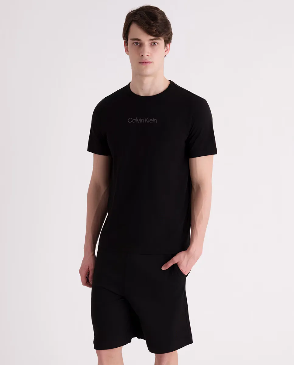 

Короткий пижамный комплект Calvin Klein, чёрный