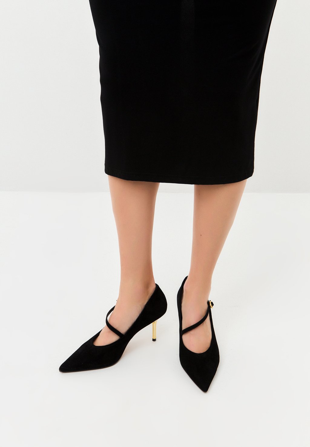 Классические туфли на каблуке POINTED TOE - High heels Cesare Gaspari, черный — фото 3