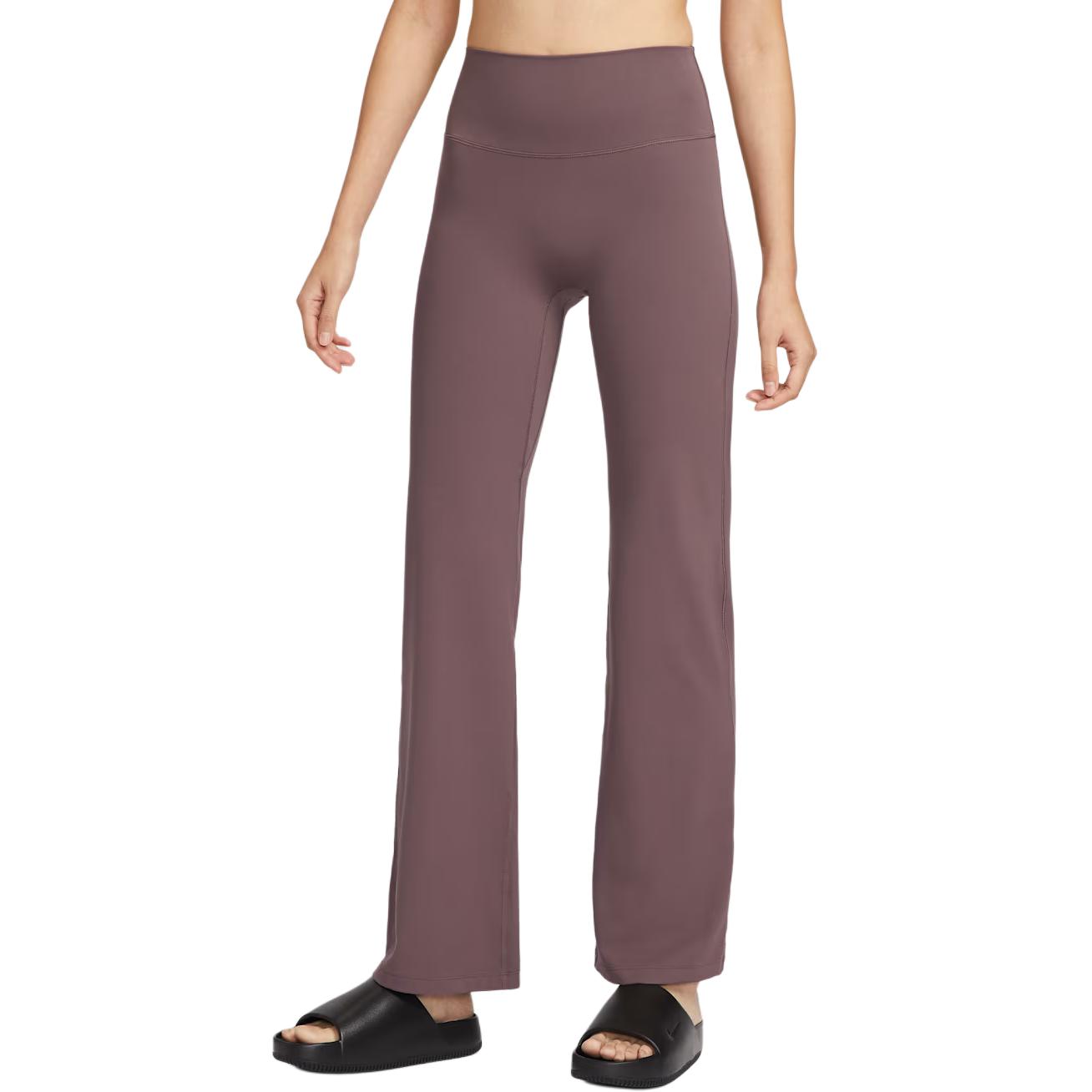 

Nike Женские брюки для йоги Swoosh, цвет коричневый (умеренно-коричневый)