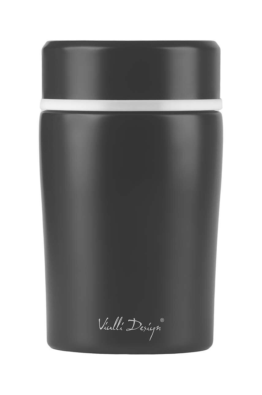 

Термос для обеда Vialli Design Fuori 500 мл, черный
