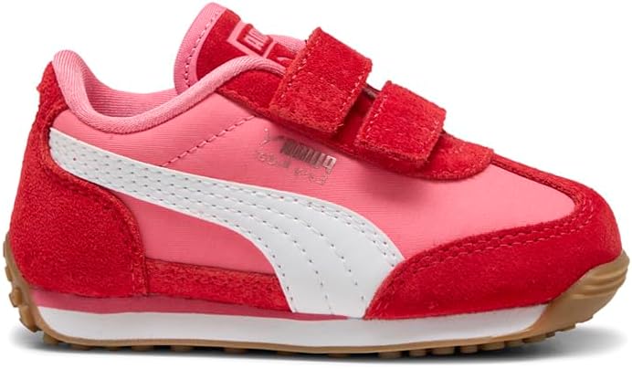 Детские кроссовки Puma Easy Rider на липучке (для малышей), белый/красный — фото 2