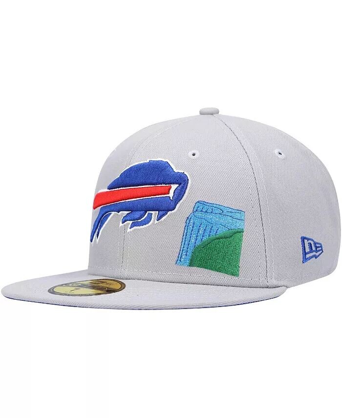 

Мужская серая приталенная шляпа Buffalo Bills City Describe 59FIFTY New Era