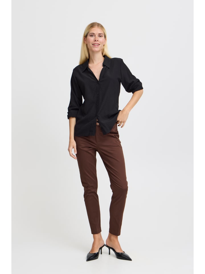 

Рубашка с длинными рукавами BYHUBBA, стандартный крой, черный цвет b. young