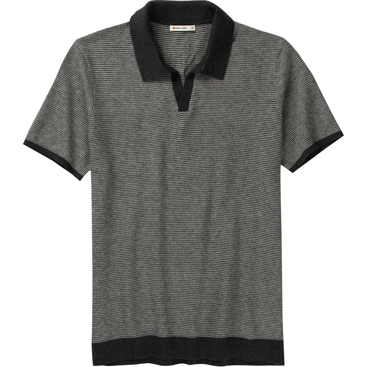 

Свитер поло Liam Marine Layer, цвет charcoal