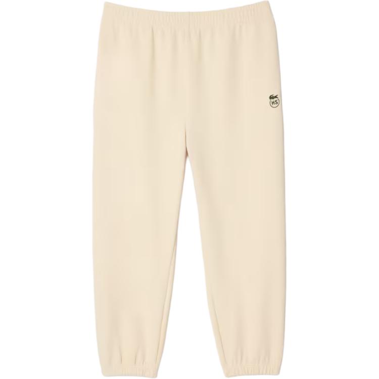 

Highsnobiety SS25 вязаные спортивные штаны унисекс beige LACOSTE, бежевый