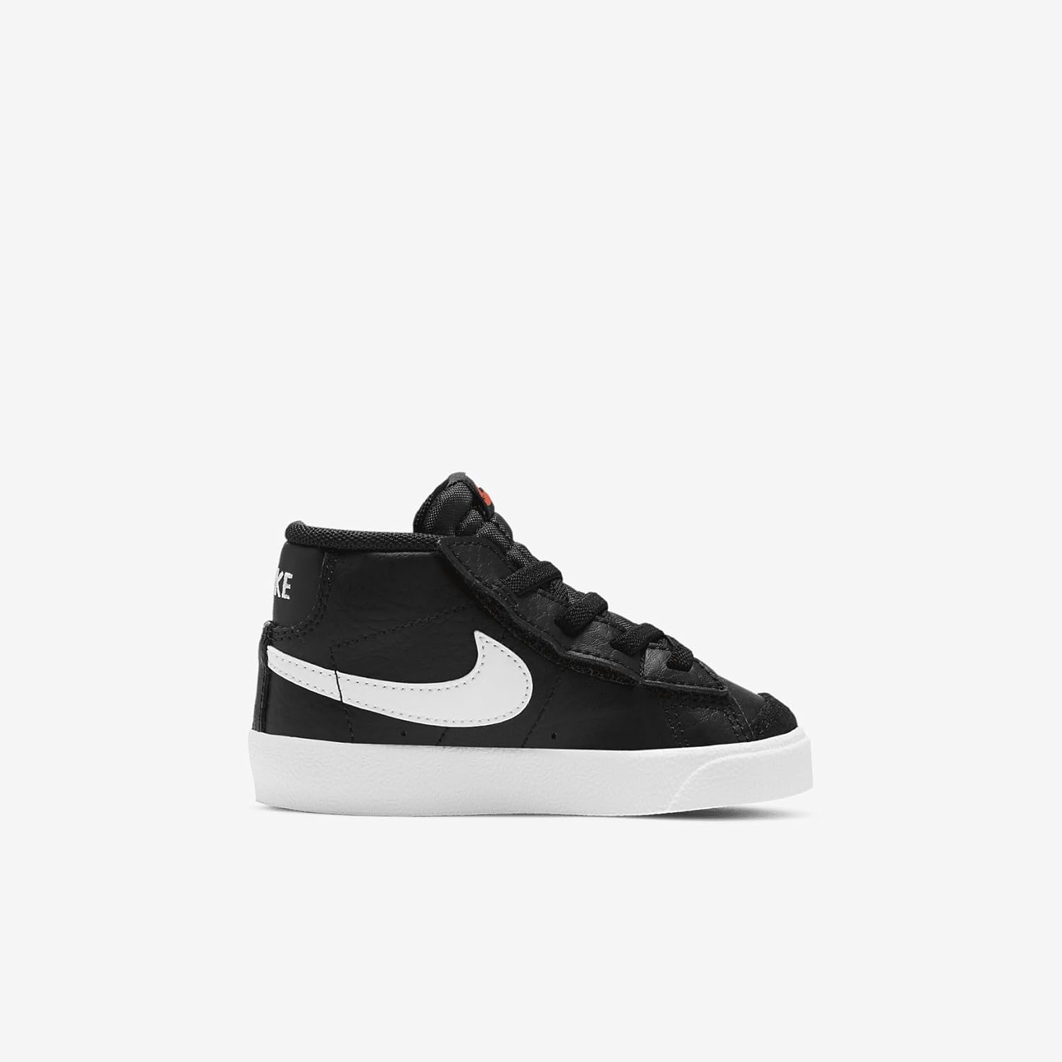 Кроссовки Nike Kids' Blazer Mid '77, черный/белый/оранжевый — фото 3
