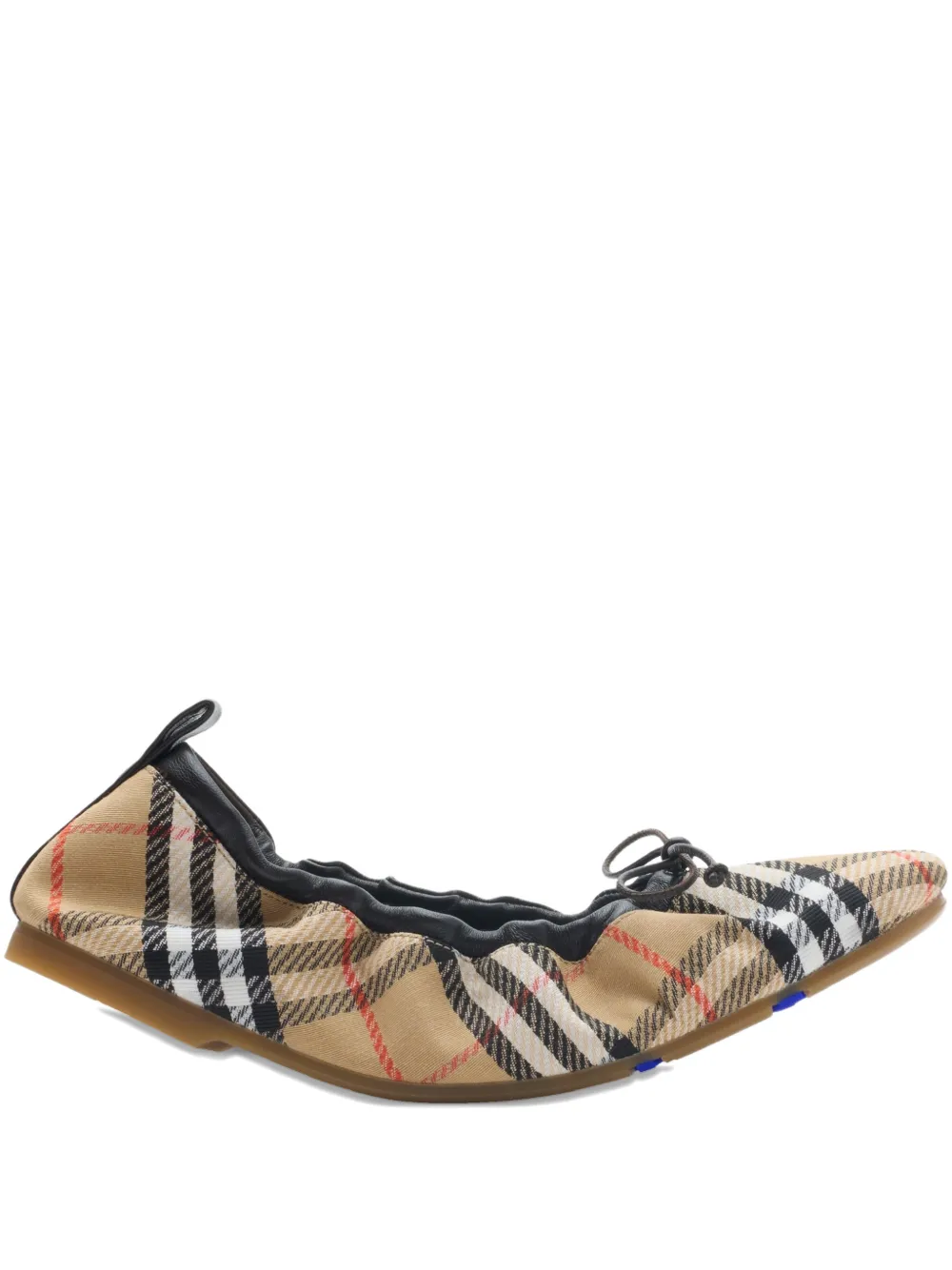 Балетки с бантом Burberry, бежевый