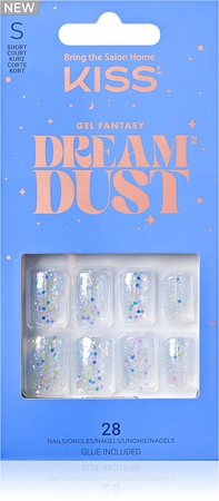 

Искусственные ногти KISS Dream Dust Gel Fantasy, White and Blue 28 szt.