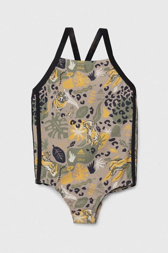 

Сплошной детский купальник DY LK SWIM SUIT x Disney adidas Performance, коричневый