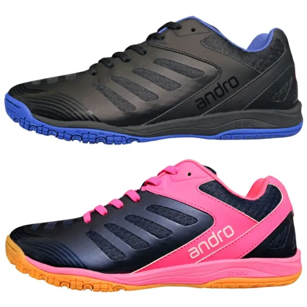 Кроссовки для настольного тенниса «Cross Step» от Andro, Navy X Pink