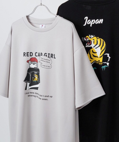 

Футболка унисекс с принтом в японском стиле, бренд Red Cap Girl