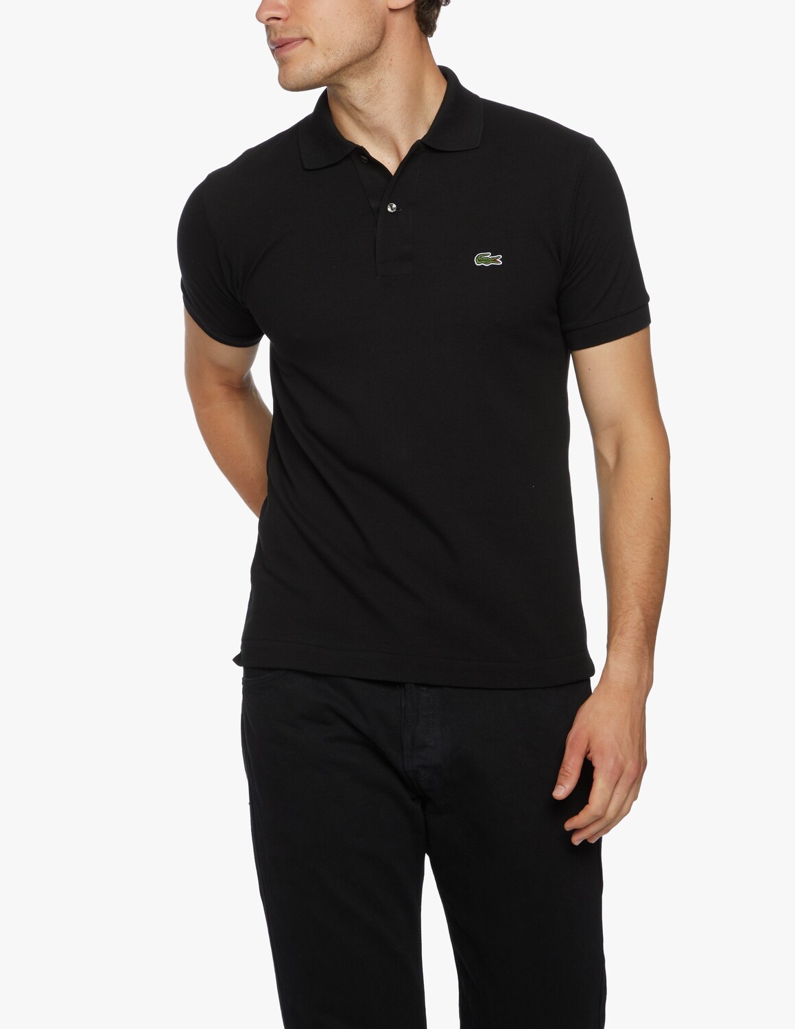 Поло Lacoste Классическое Nero — фото 2