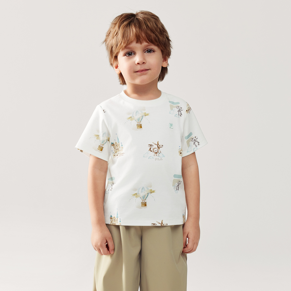 FILA KIDS Футболка с принтом для детей — фото 3