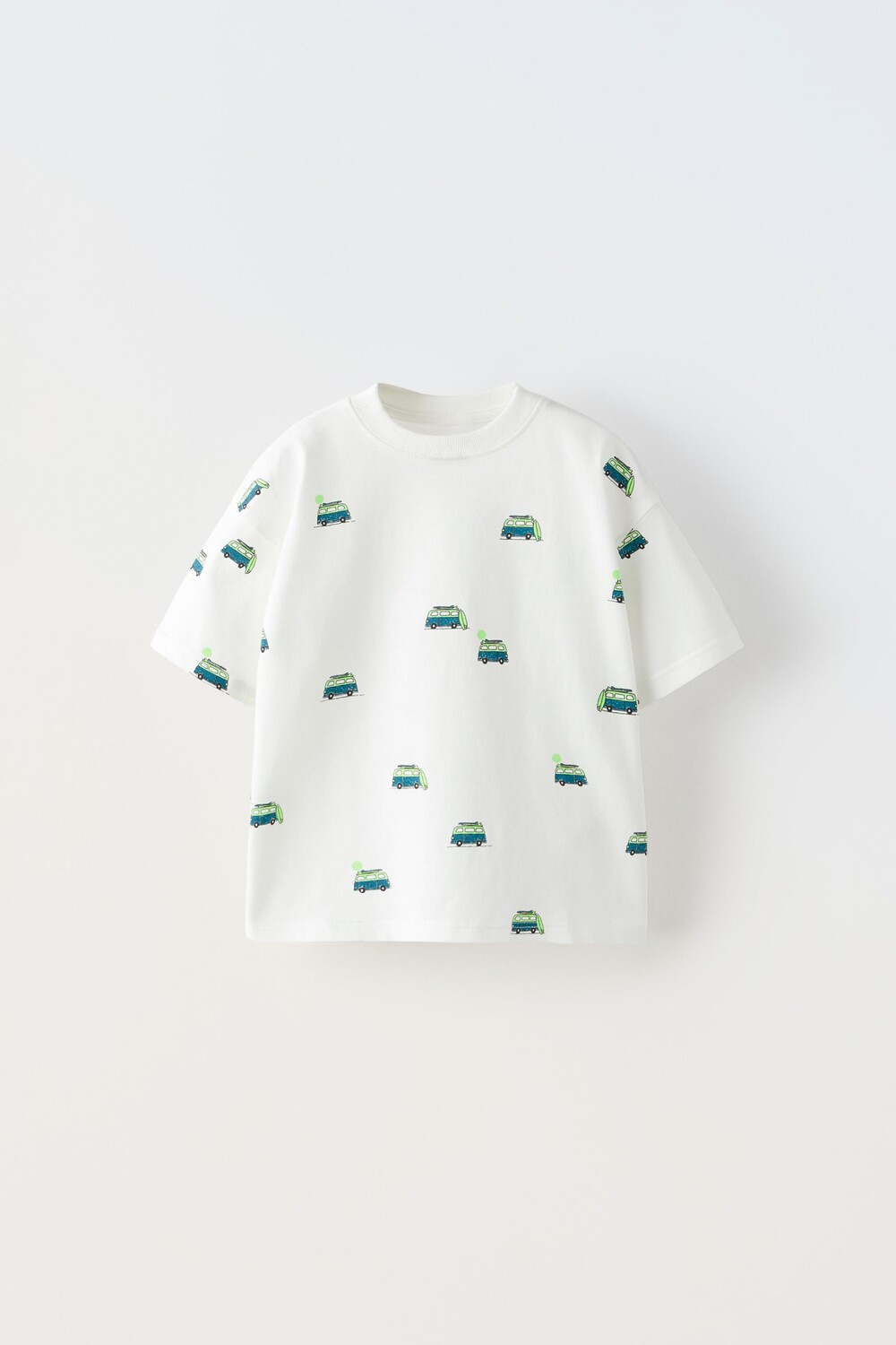 

Футболка с принтом ZARA, белый