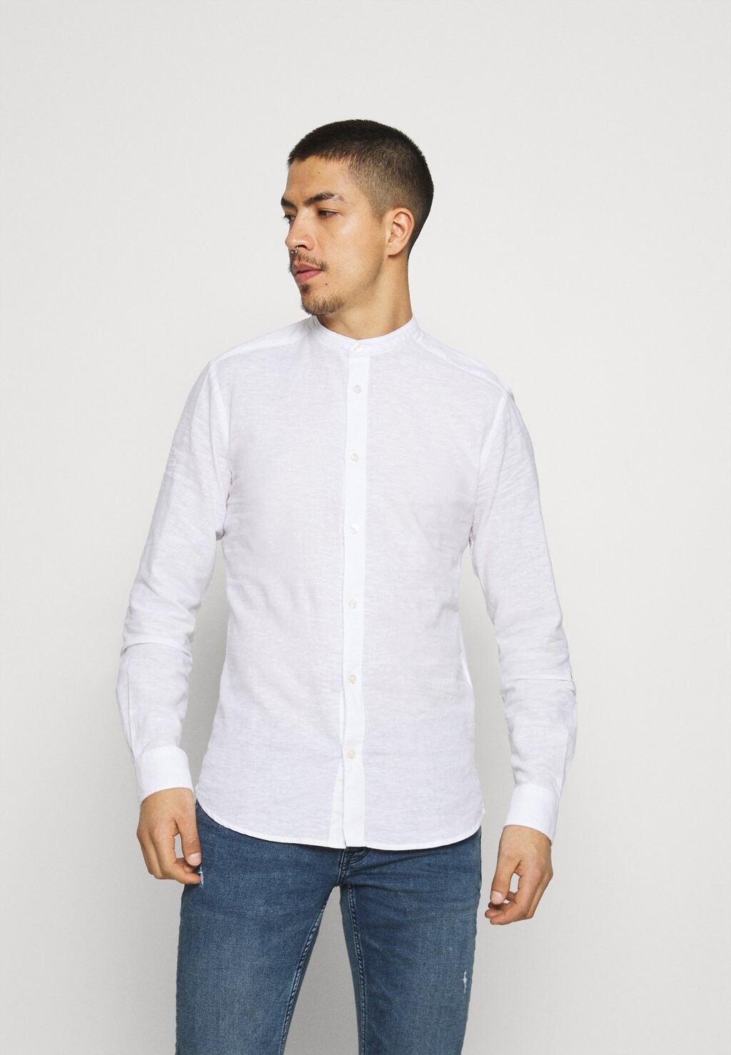 

Рубашка Onscaiden Solid Mao Only & Sons, белый