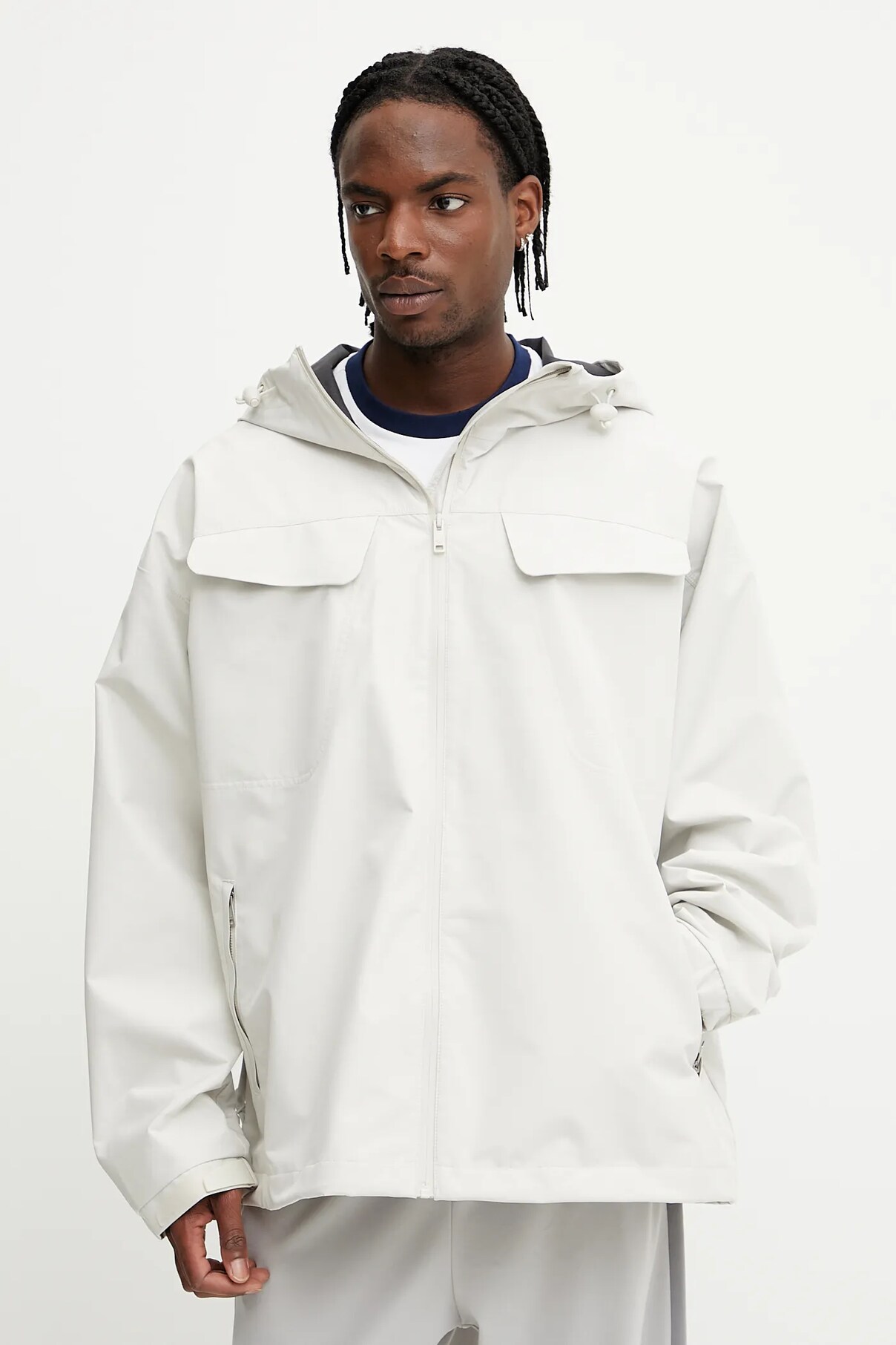 

Короткая куртка Essential Adidas Originals, серый