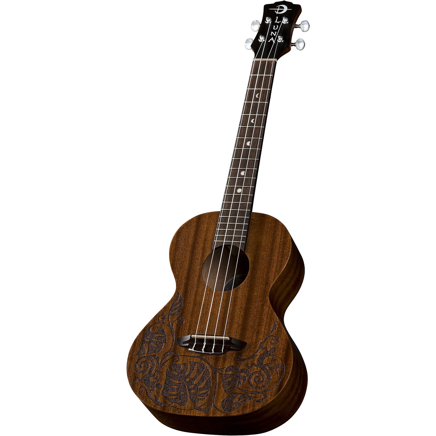 

Luna Guitars Lizard Красное дерево Тенор Гавайская гитара Сатин Натуральный