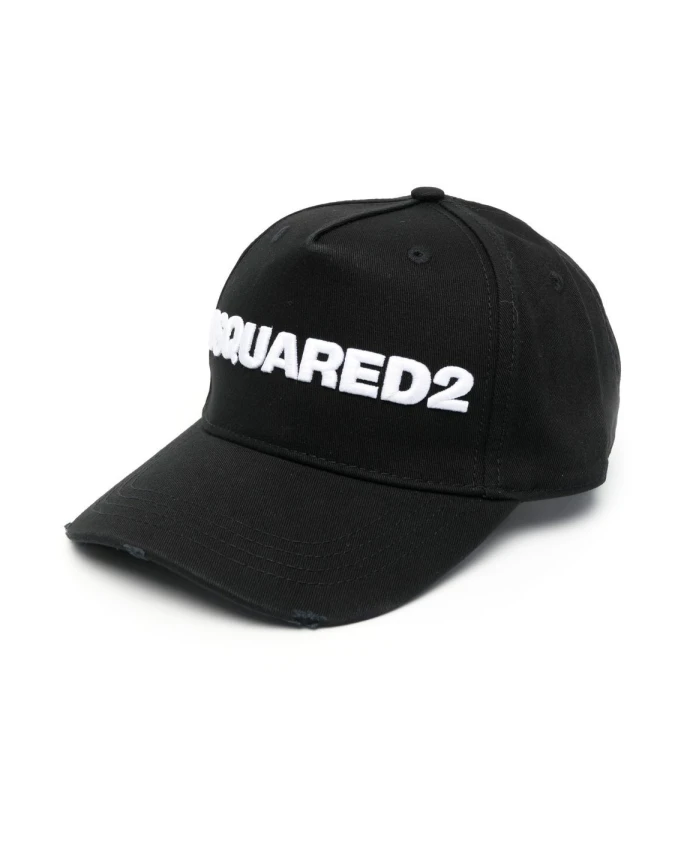 

Бейсболка с эффектом потертости Dsquared2, черный