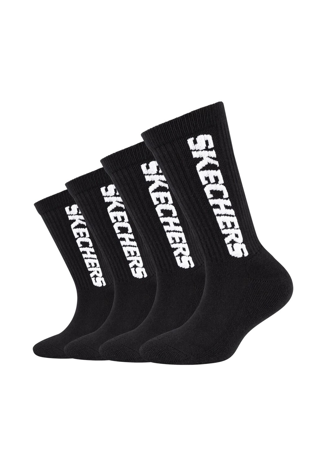 

Носки Skechers Tennis 4 шт cushioned, черный