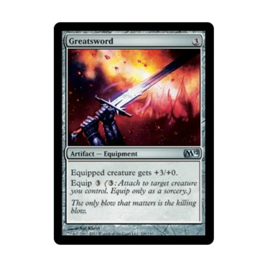 

CCG Большой меч (U), MTG - Magic 2012