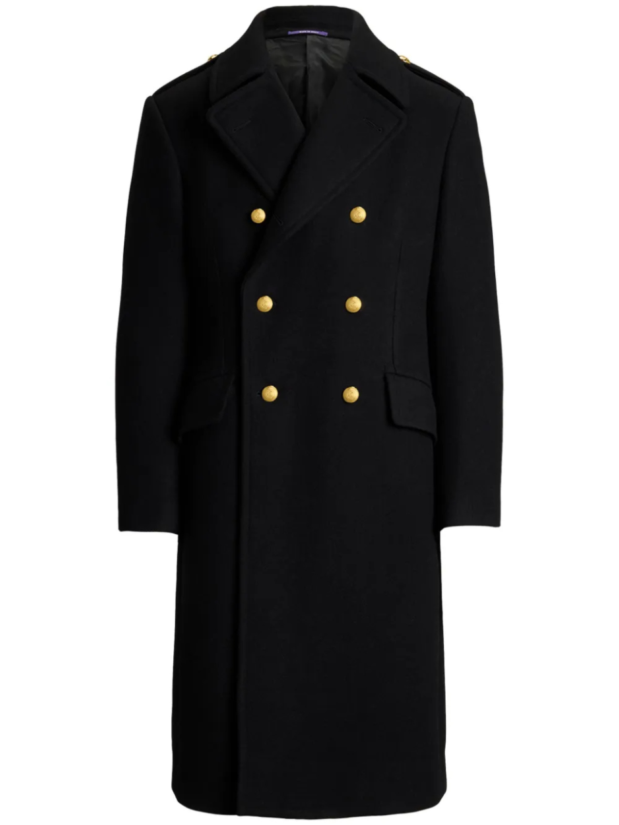 

Пальто Ralph Lauren Purple Label Melton, черный