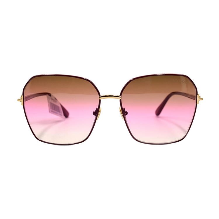 

TOM FORD Солнцезащитные очки TF Square женские красные