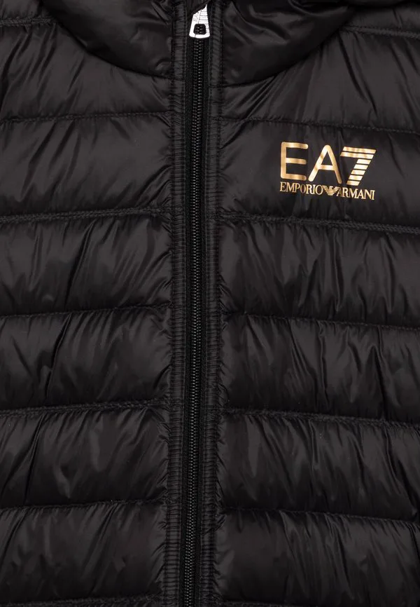 Куртка унисекс легкая куртка Ea7 Emporio Armani, Black/Gold — фото 4