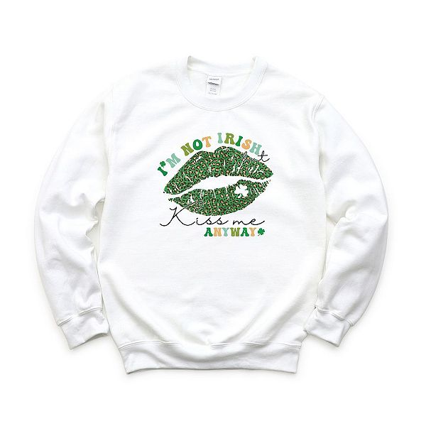 

Свитшот Kiss me anyway Simply Sage Market, White, Белый, Свитшот Kiss me anyway Simply Sage Market, White