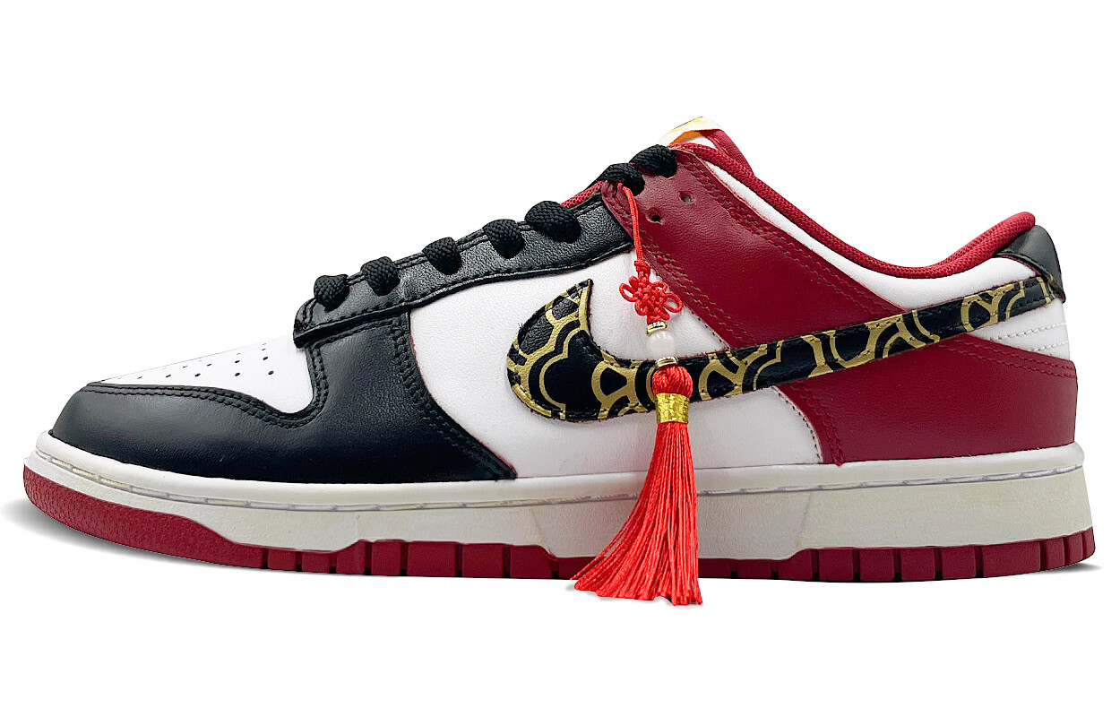 

Кроссовки Nike Dunk SB Skateboarding Shoes Men Low-top Red/Black, цвет Burgundy