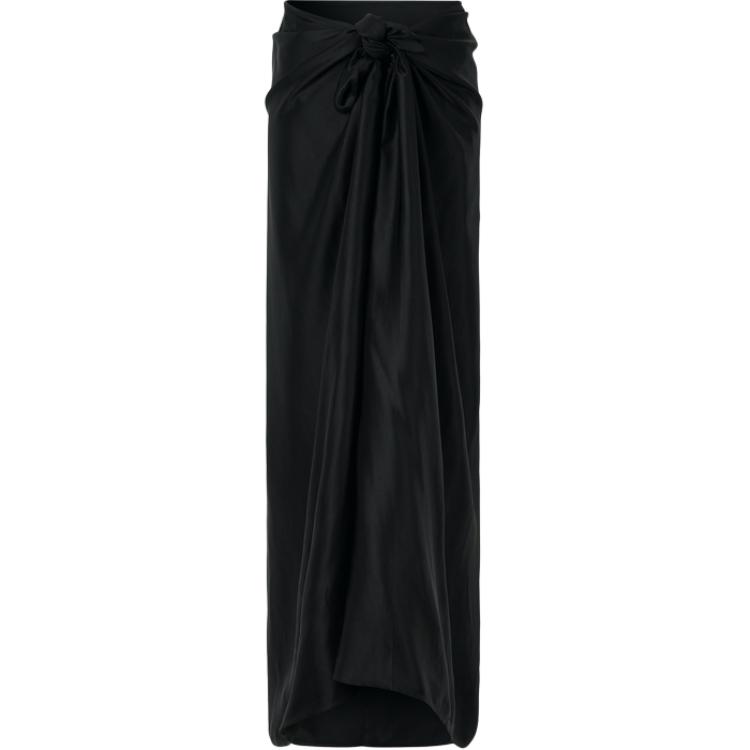 

Женская повседневная длинная юбка TOTEME, черный